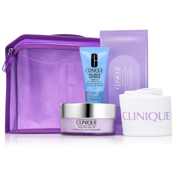 Clinique Take It All Off Skincare 5-pc set: Cleansing Balm & Towelettes Mask
